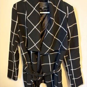 NWOT Le Chateau Black and white Women's Blazer